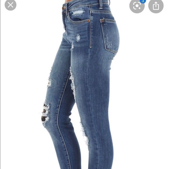 Bullhead Distressed Denim Sz 7 high rise skinny - Picture 2 of 9